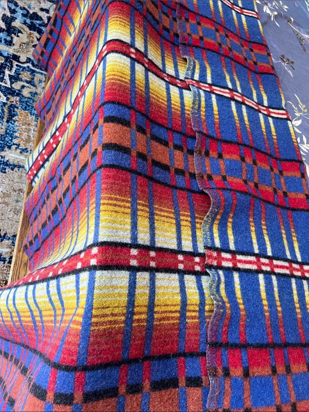 Pearce wool vintage Ralph Lauren home vibe Throw Blanket made in the USA